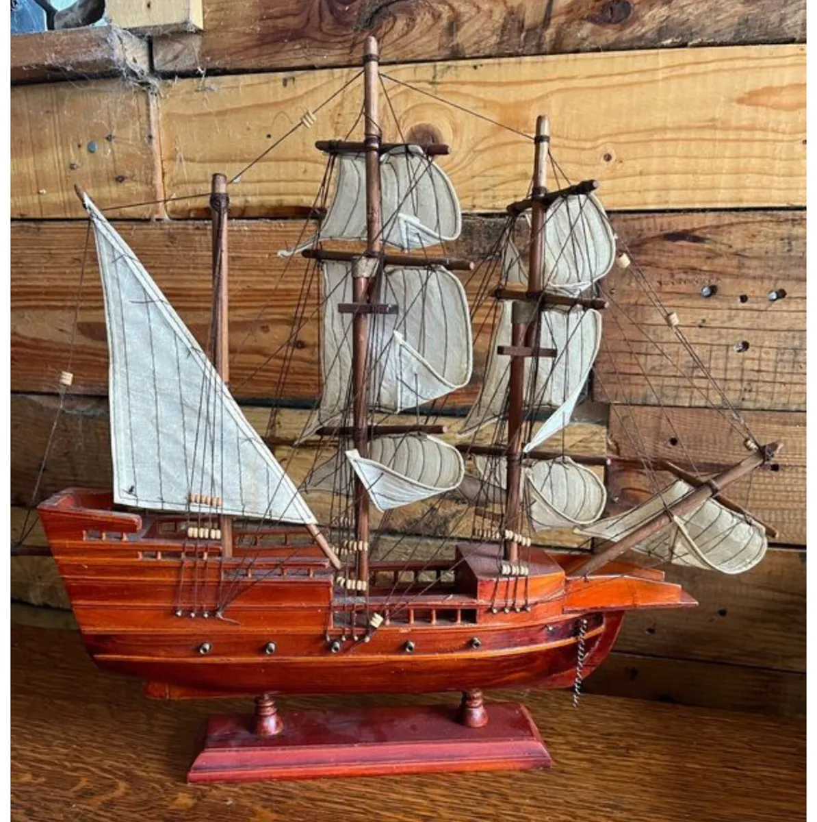 The Mayflower Vintage Model Ship - Image 2
