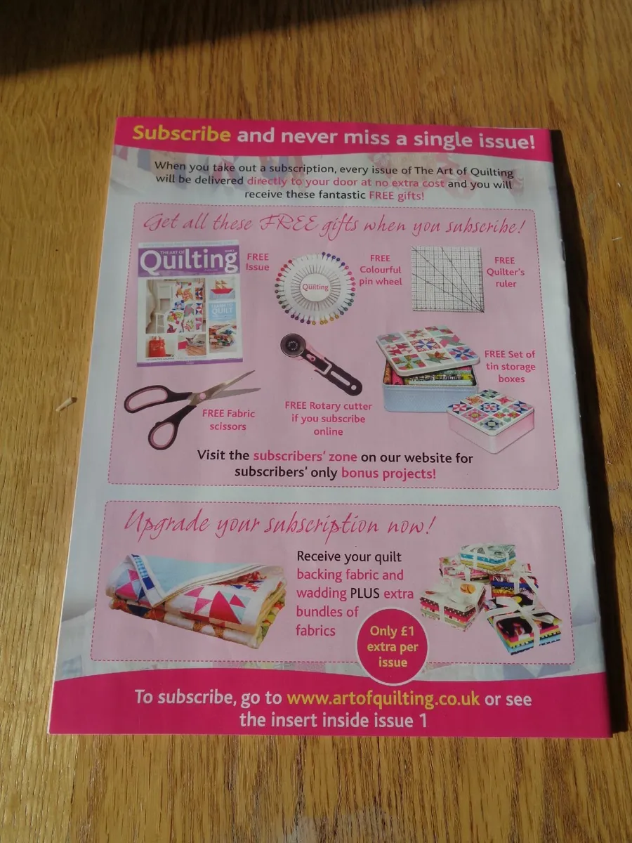 The Art of Quilting Magazine for Sale - Image 4