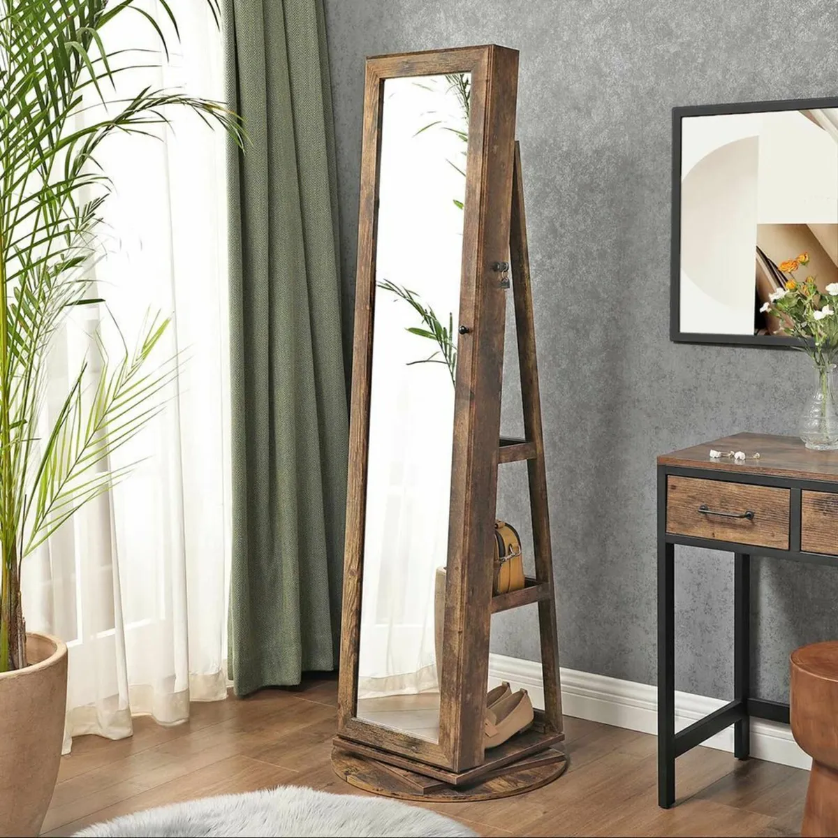Jewellery cabinet Vintage Brown - Image 1