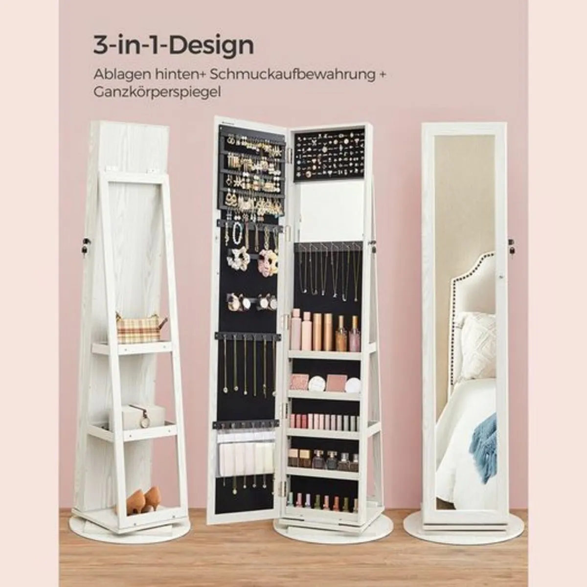 Jewellery cabinet Vintage Brown - Image 3