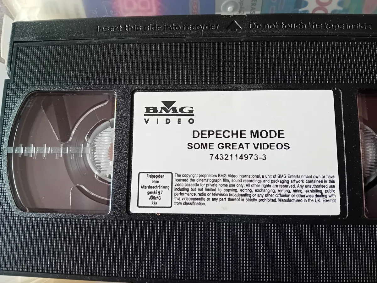 DEPECHE  MODE   SOME GREAT VIDEOS    VHS - Image 2