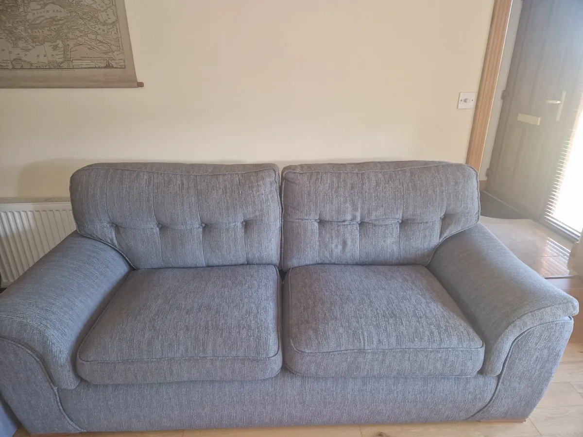 Grey 3+1+1 sofa - Image 4