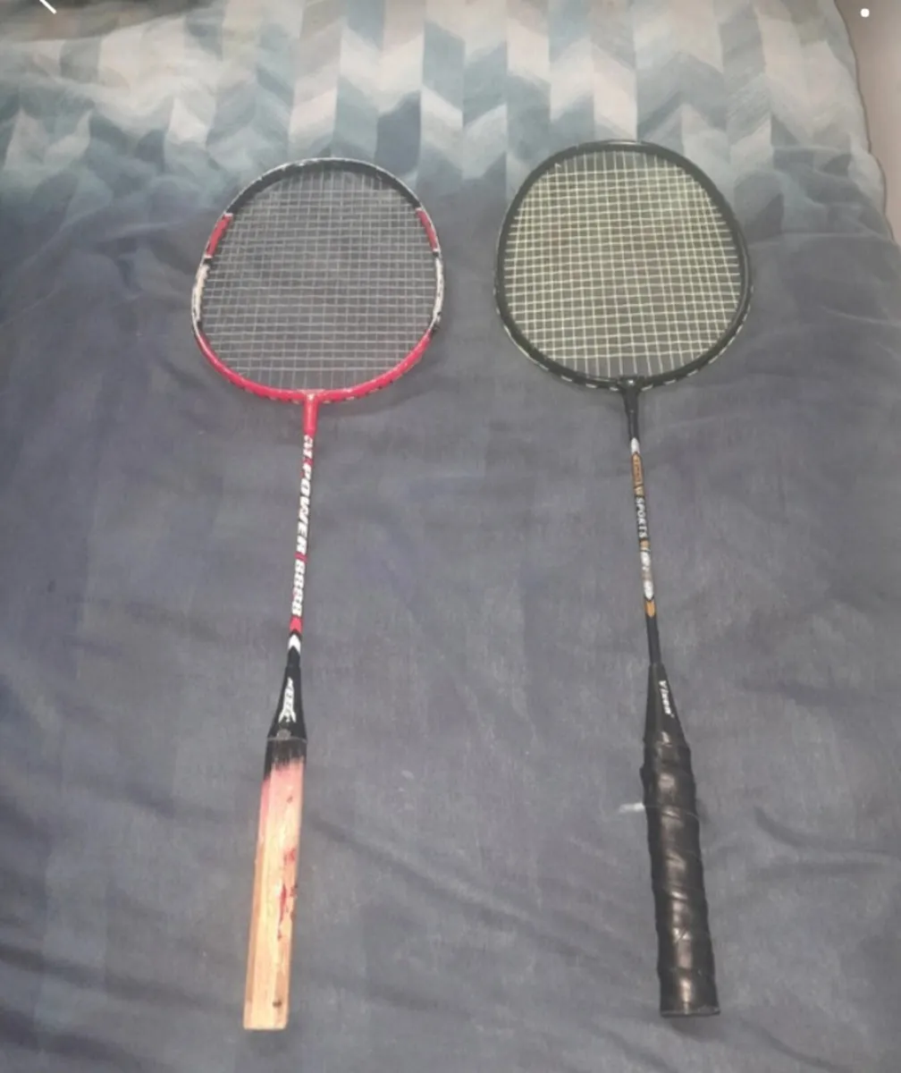 Badminton rackets and and bag set - Image 1