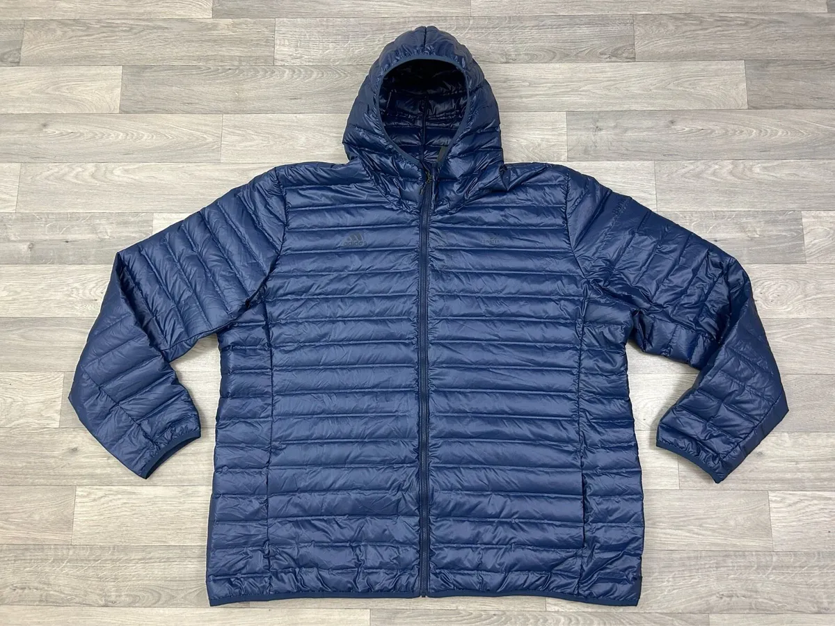 Adidas Leinster Rugby Down Puffer Jacket Mens 3XL - Image 1