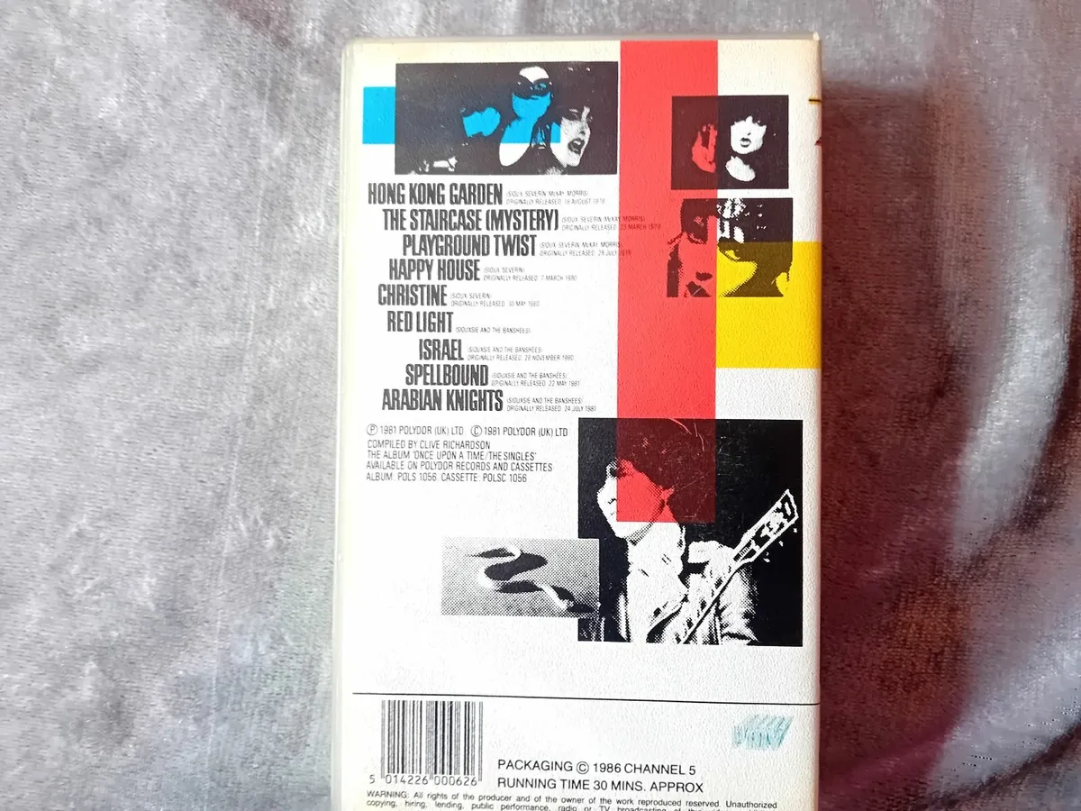 SIOUXSIE  AND THE BANSHEES   BEST OF HITS  VHS - Image 4