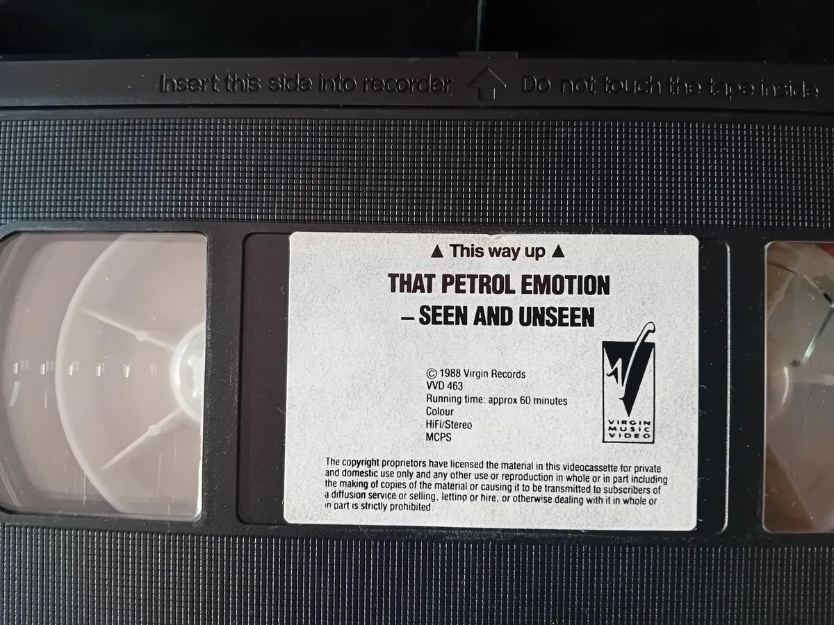 THAT  PETROL  EMOTION  SEEN AND UNSEEN VHS - Image 2
