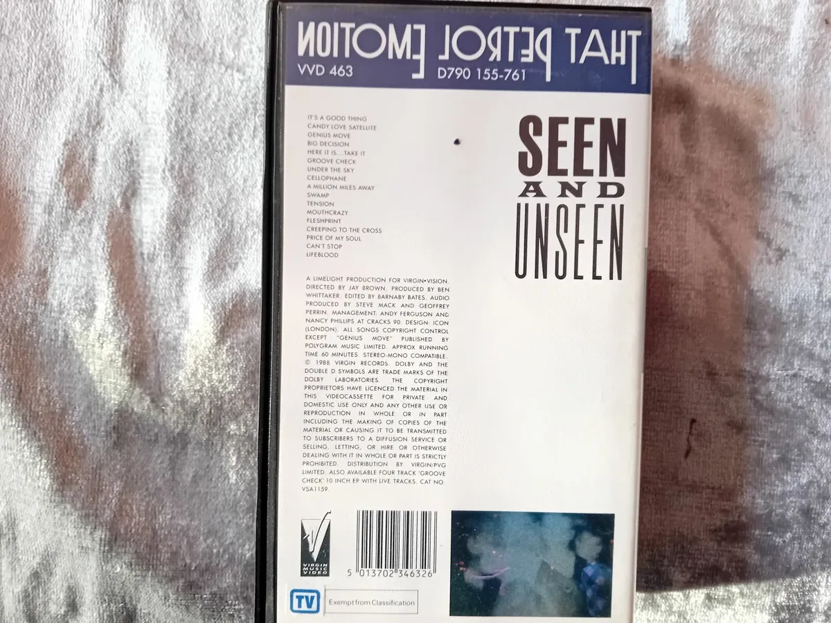 THAT  PETROL  EMOTION  SEEN AND UNSEEN VHS - Image 3