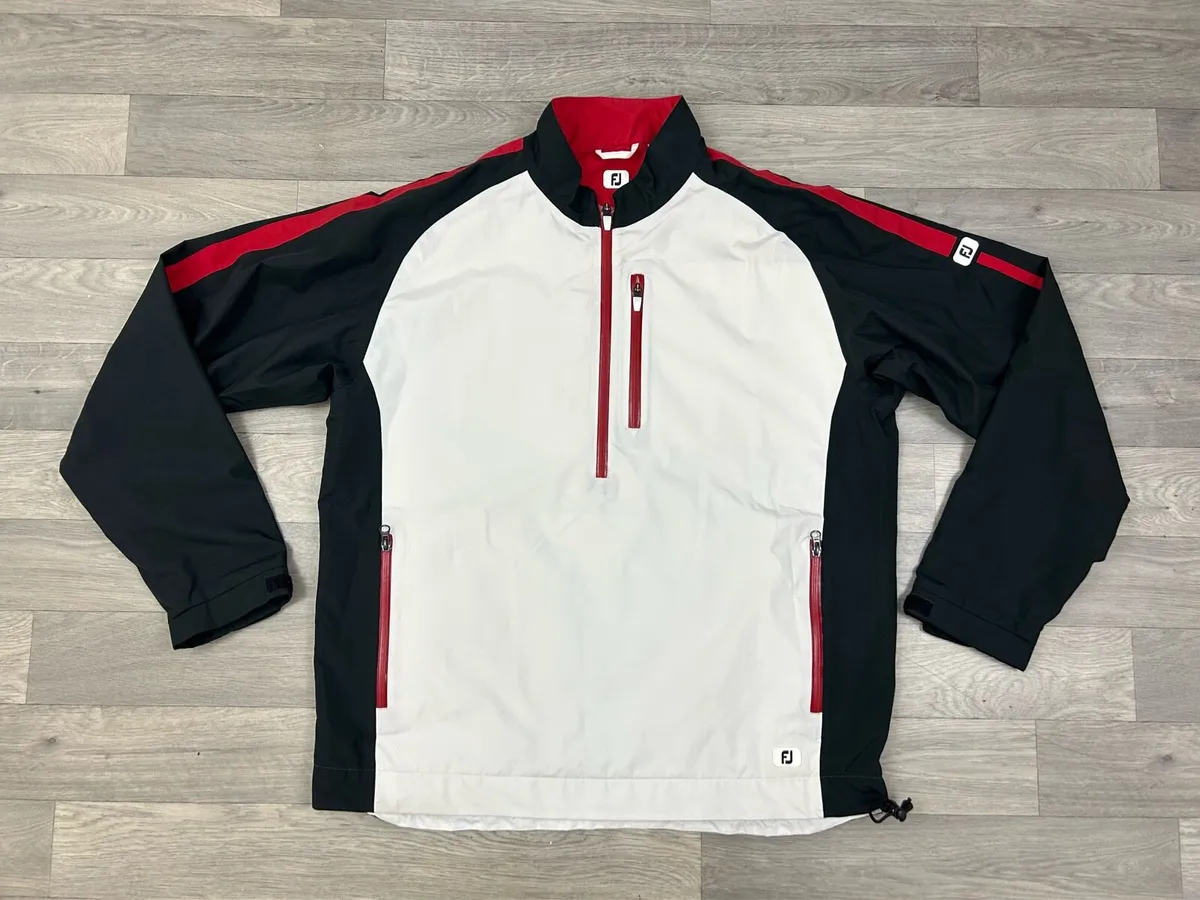 FootJoy FJ Waterproof Half Zip Golf Jacket Mens XL - Image 1