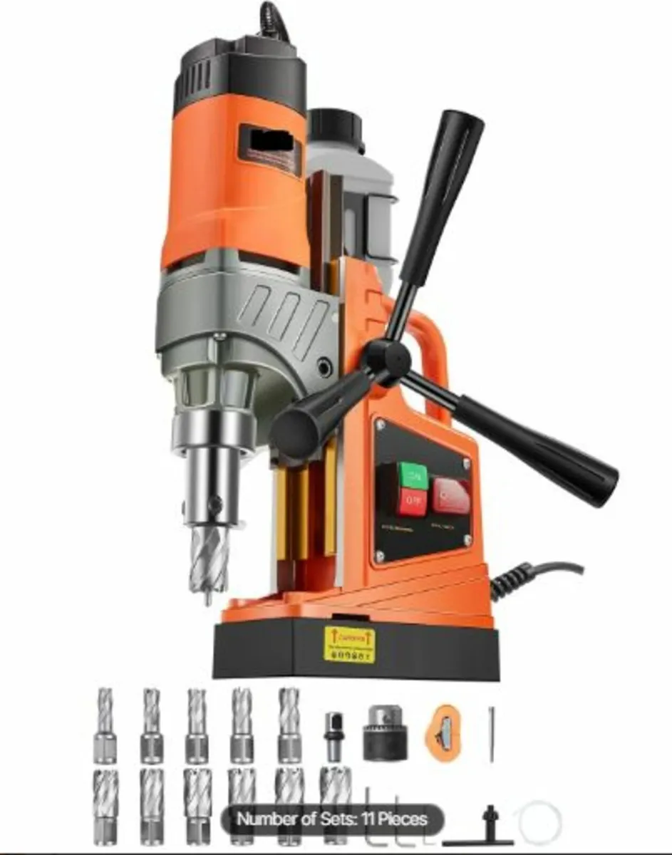 Magnetic Drill, 1450W Motor 1.6 in Boring Diameter - Image 4