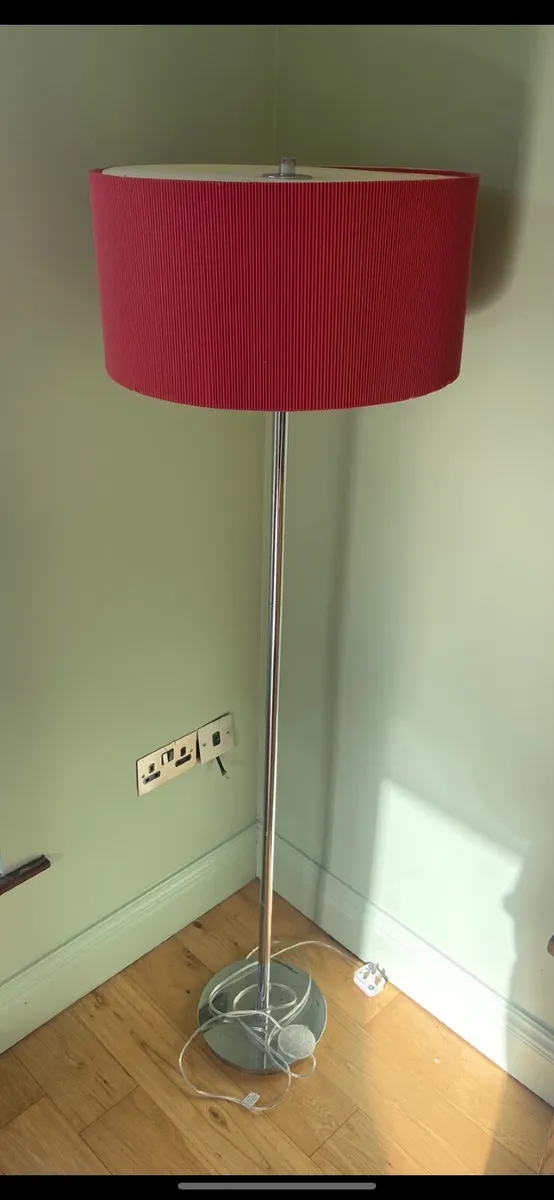 Ceiling Light, Floor Lamp and Framed Wall Picture - Image 4