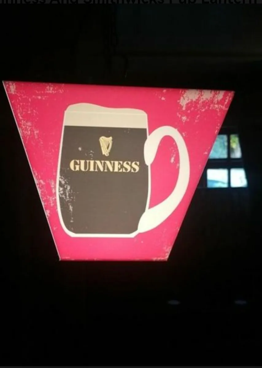 Guinness / Smithwicks Pub Lantern New In Box - Image 3