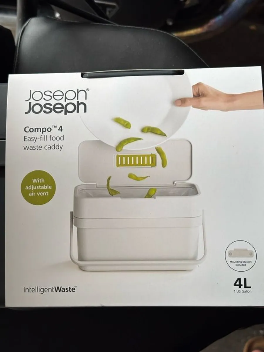 NEW 4L Joseph Joseph food waste caddy - Image 1
