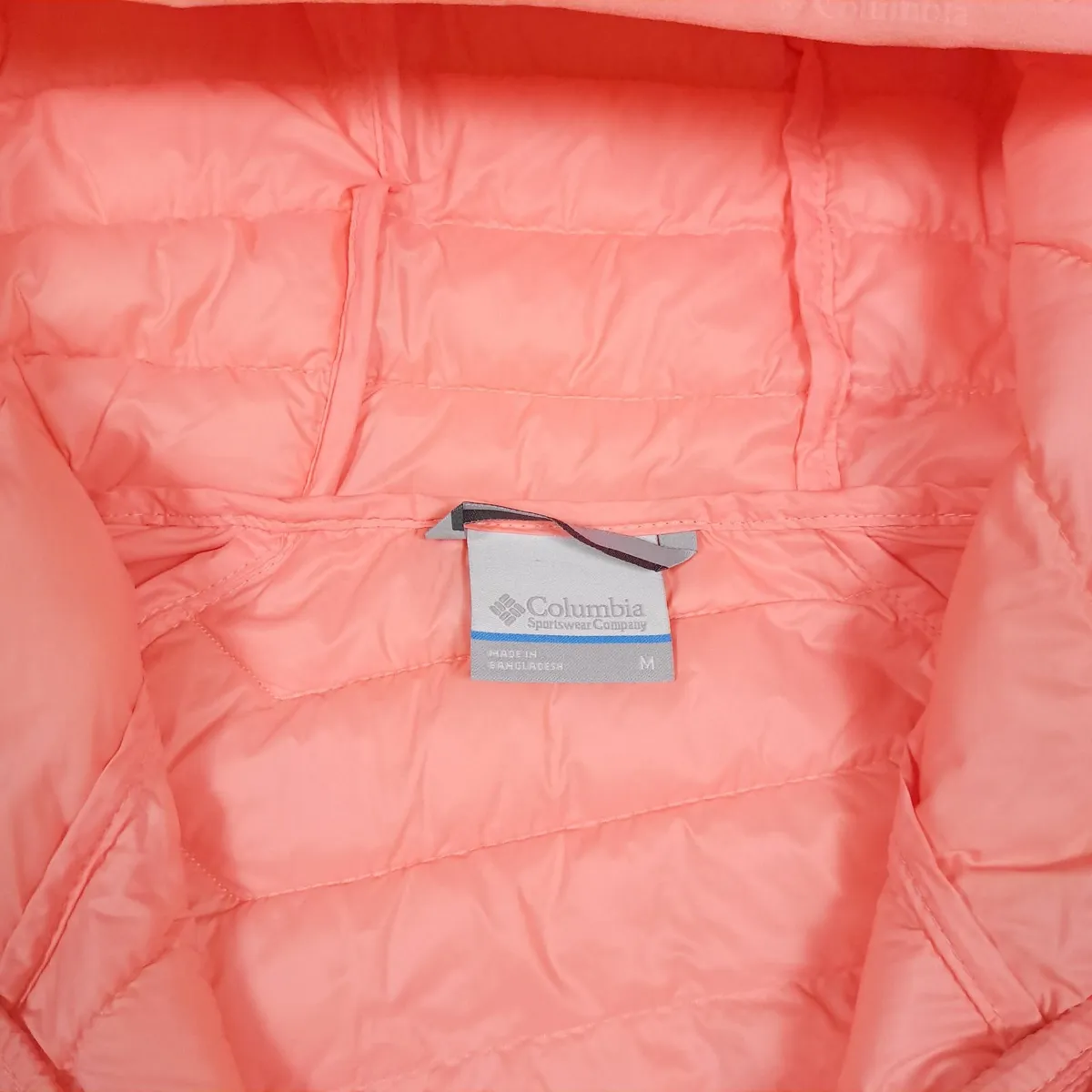 Columbia Orange Powder Lite Hooded Puffer Jacket M - Image 2