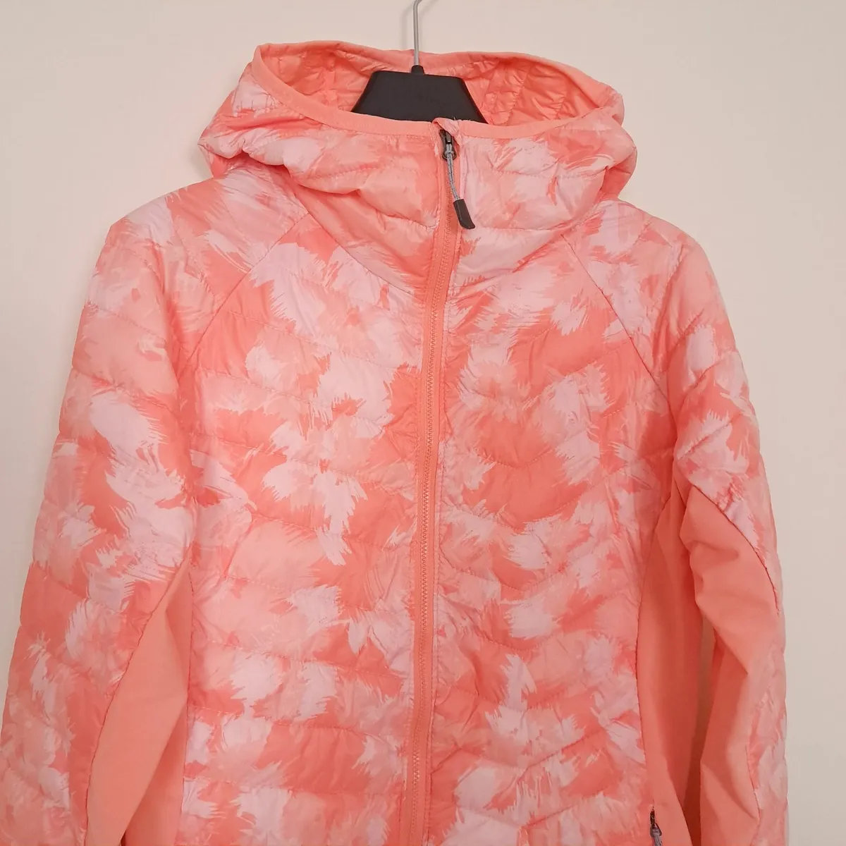 Columbia Orange Powder Lite Hooded Puffer Jacket M - Image 4