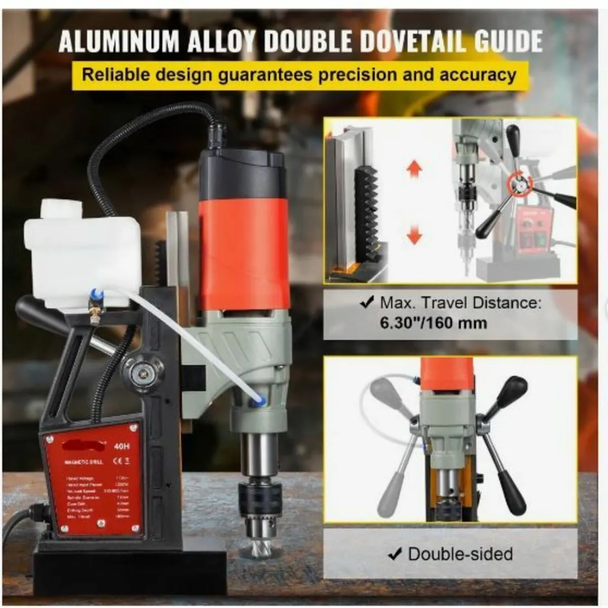 Magnetic Drill, 1200W 4 cm Boring Diameter - Image 4