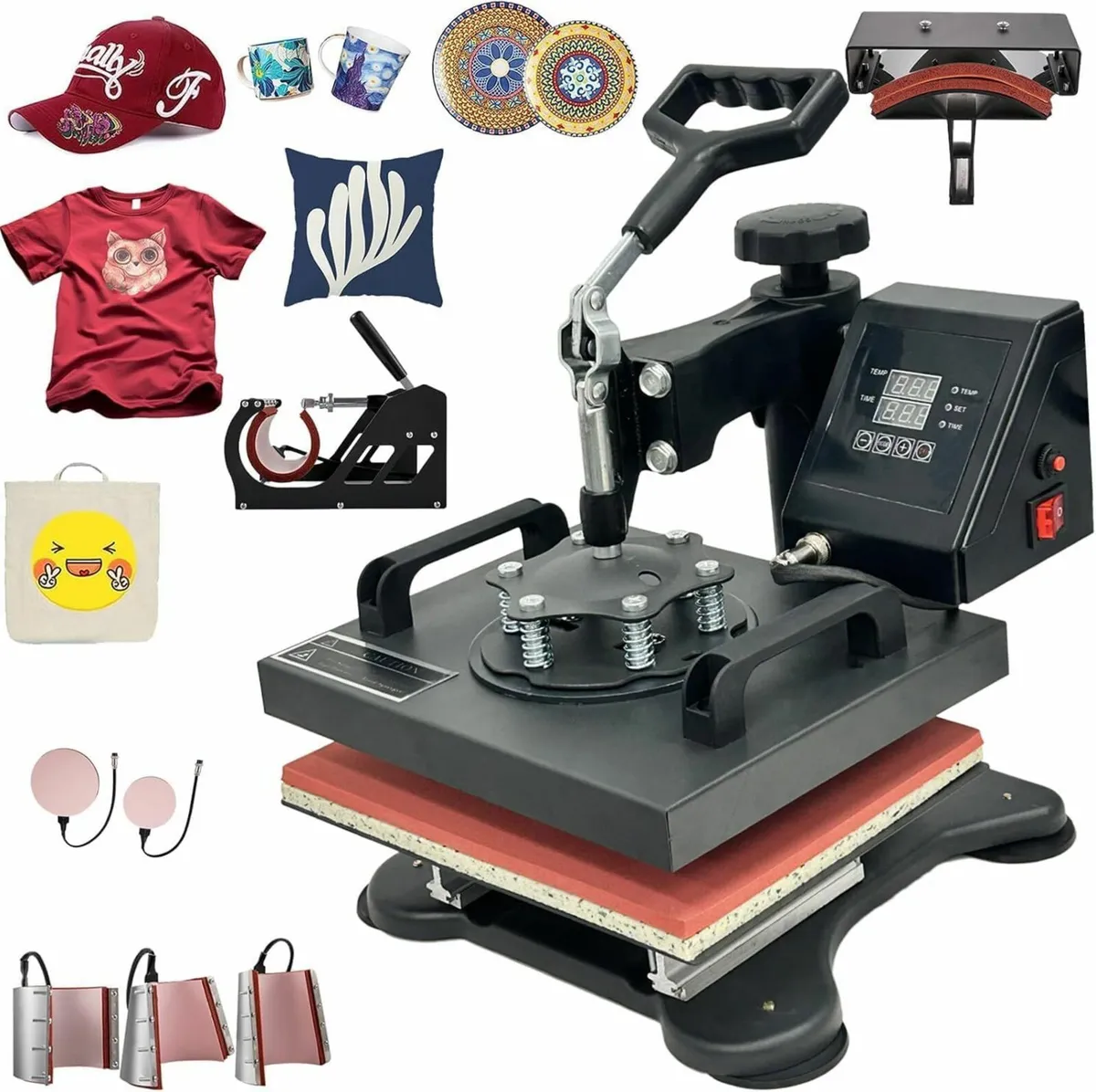 Heat Press Machine 8 in 1 Sublimation Press - Image 1