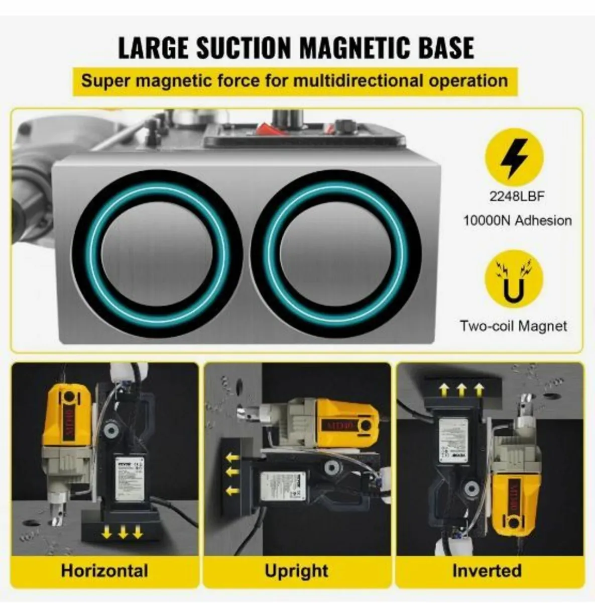 Magnetic Drill, 1100W 4 cm Boring Diameter - Image 2