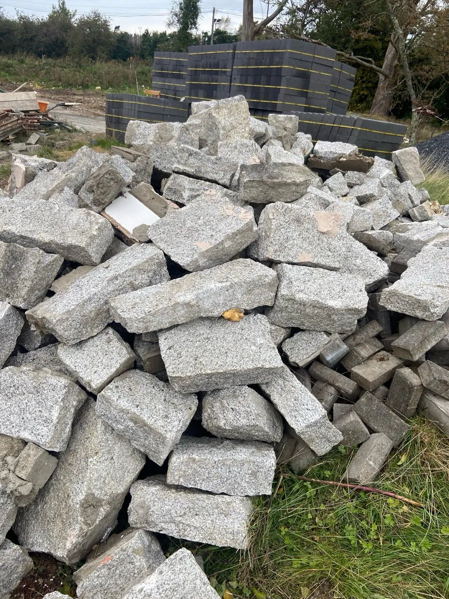 Salvaged Old Wicklow Granite Stone Building Blocks - Image 1