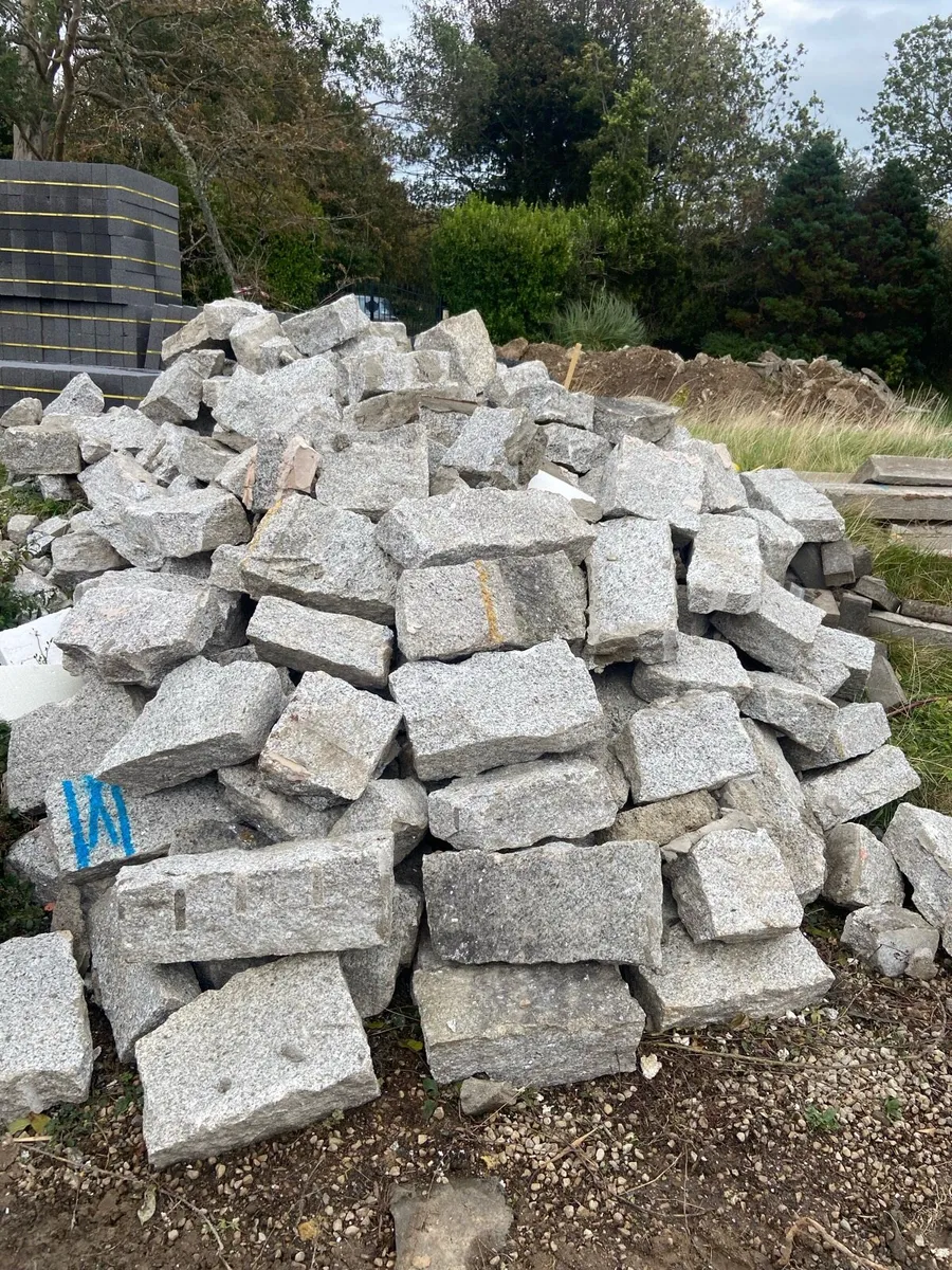Salvaged Old Wicklow Granite Stone Building Blocks - Image 2