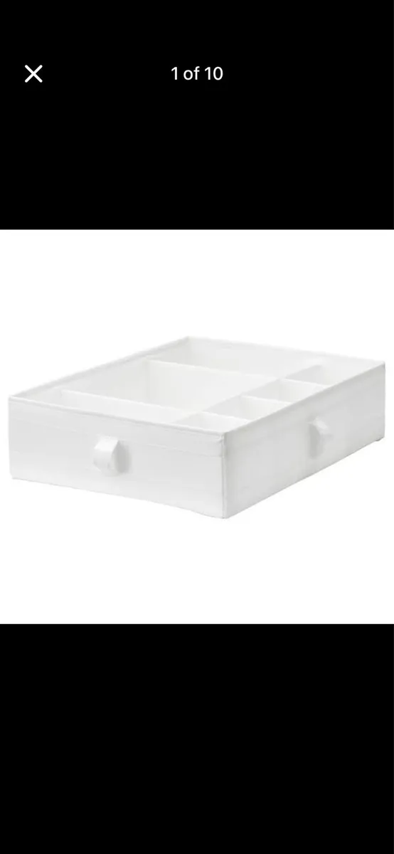 2 x IKEA Box with Compartments - Image 1