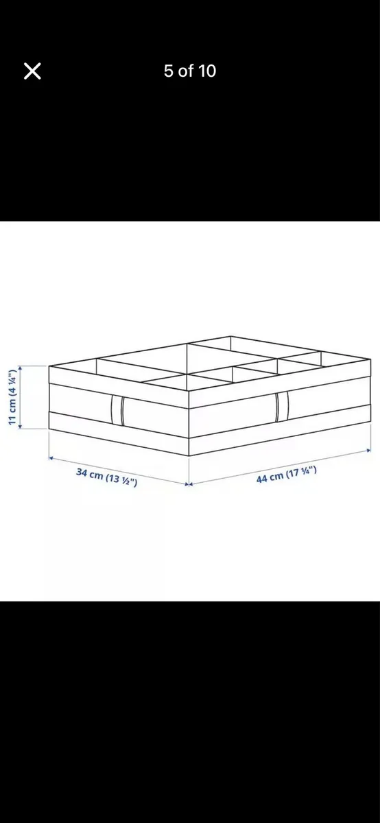 2 x IKEA Box with Compartments - Image 3