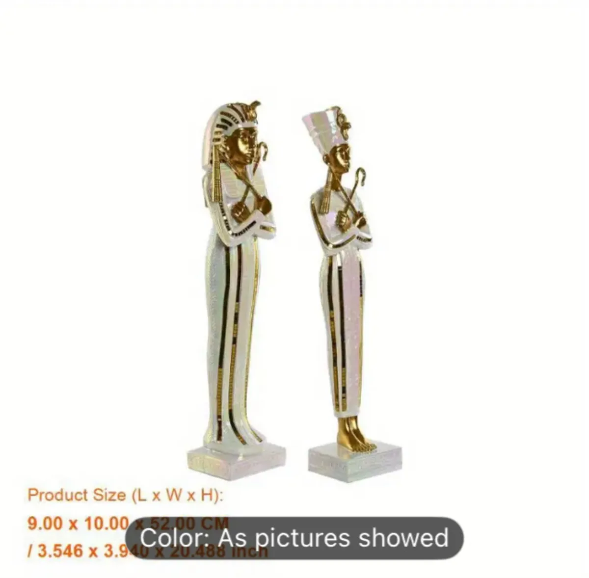 Egyptian figures free postage - Image 3