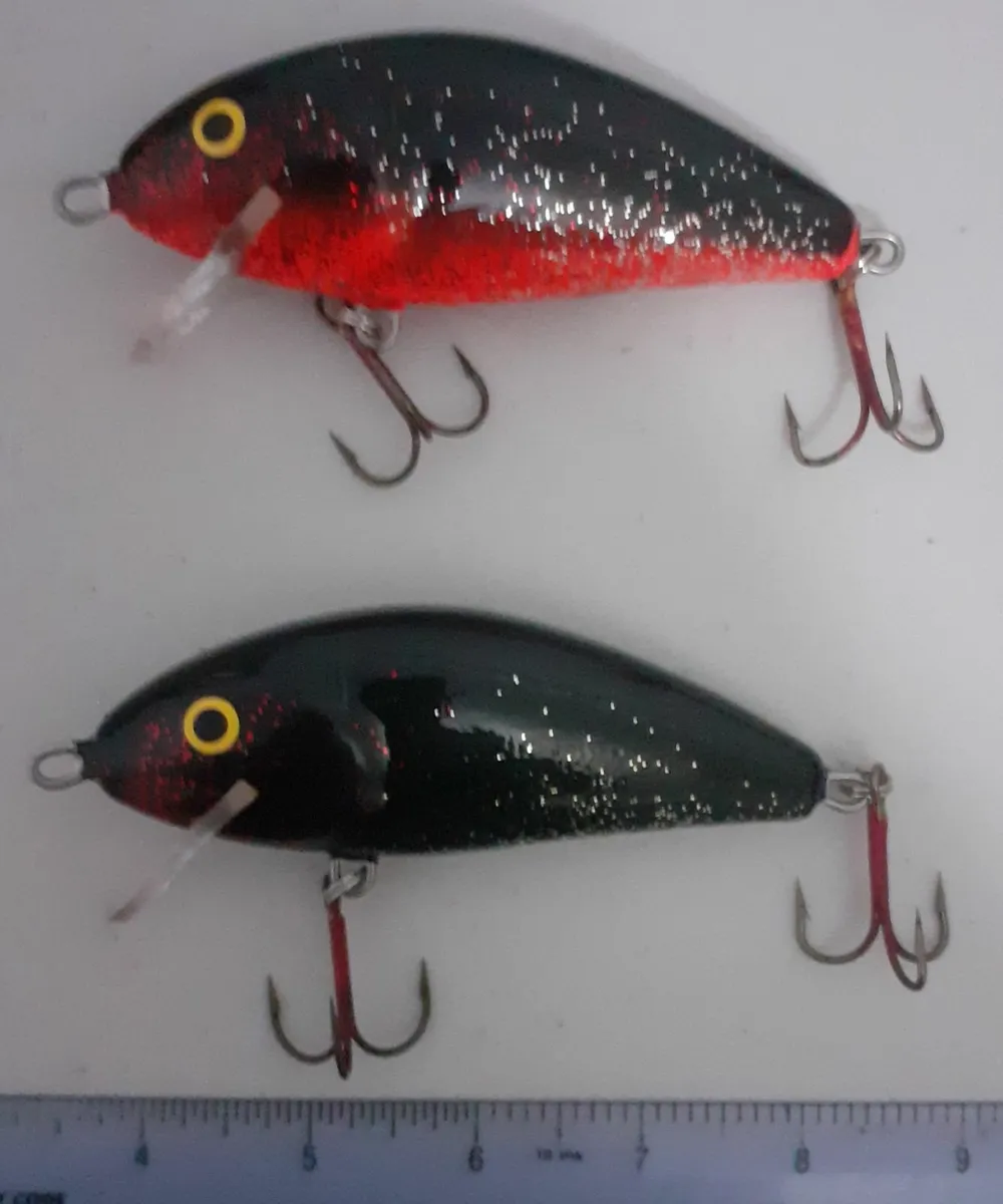 Pike fishing plugs 2 x Salmo Fatso
