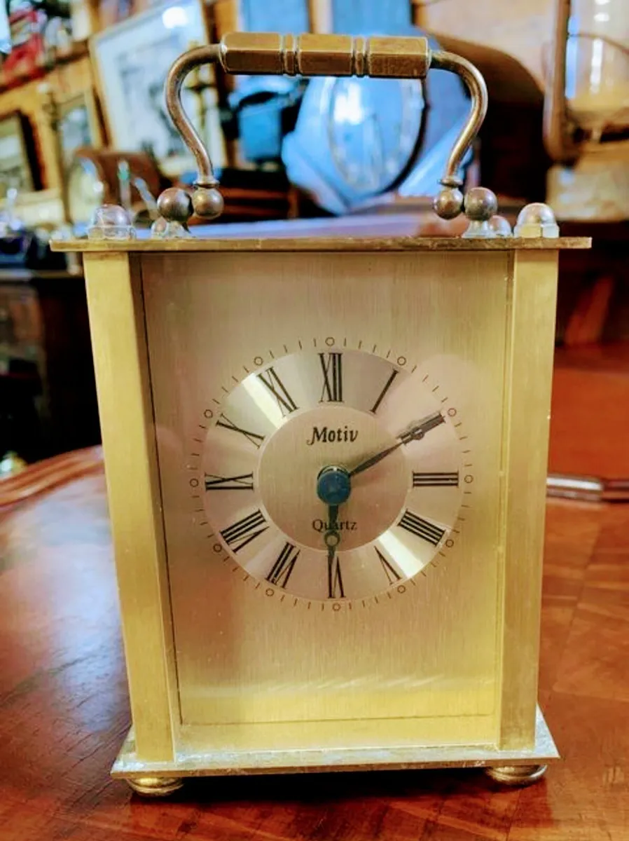 Vintage Motiv Carriage Clock made in Tipperary