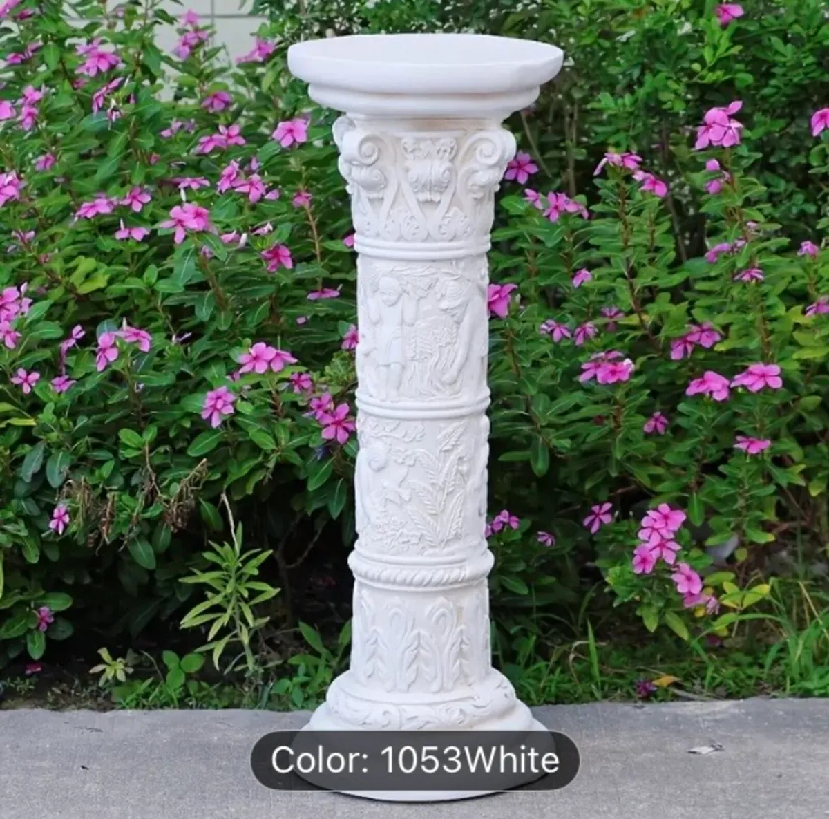 Roman style pillar plant stand free postage - Image 1
