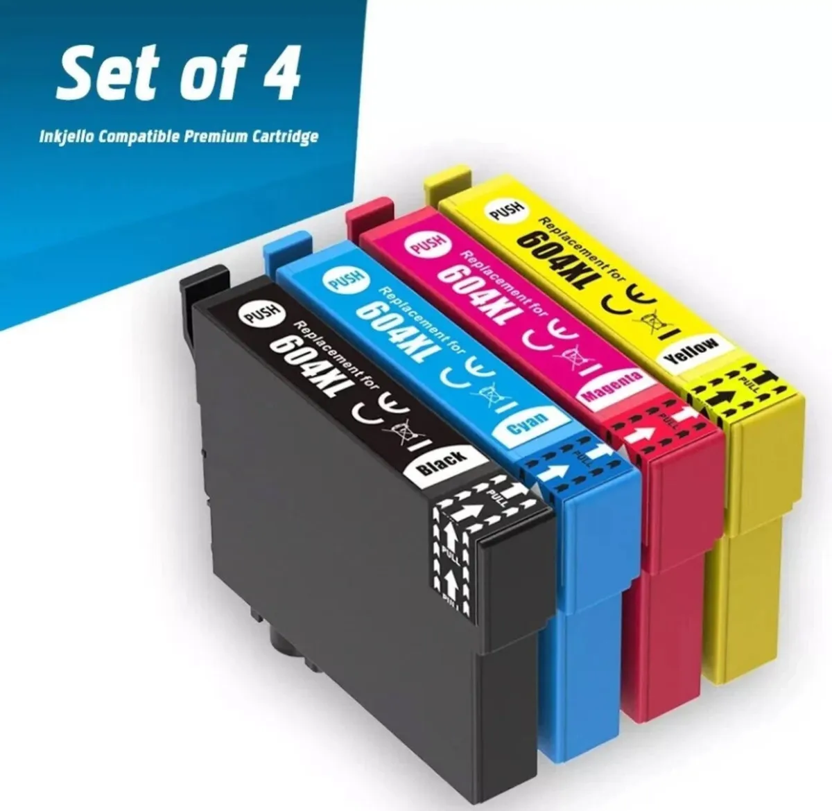 Ink Cartridges 604 XL For Epson XP-4200 2200 etc - Image 1