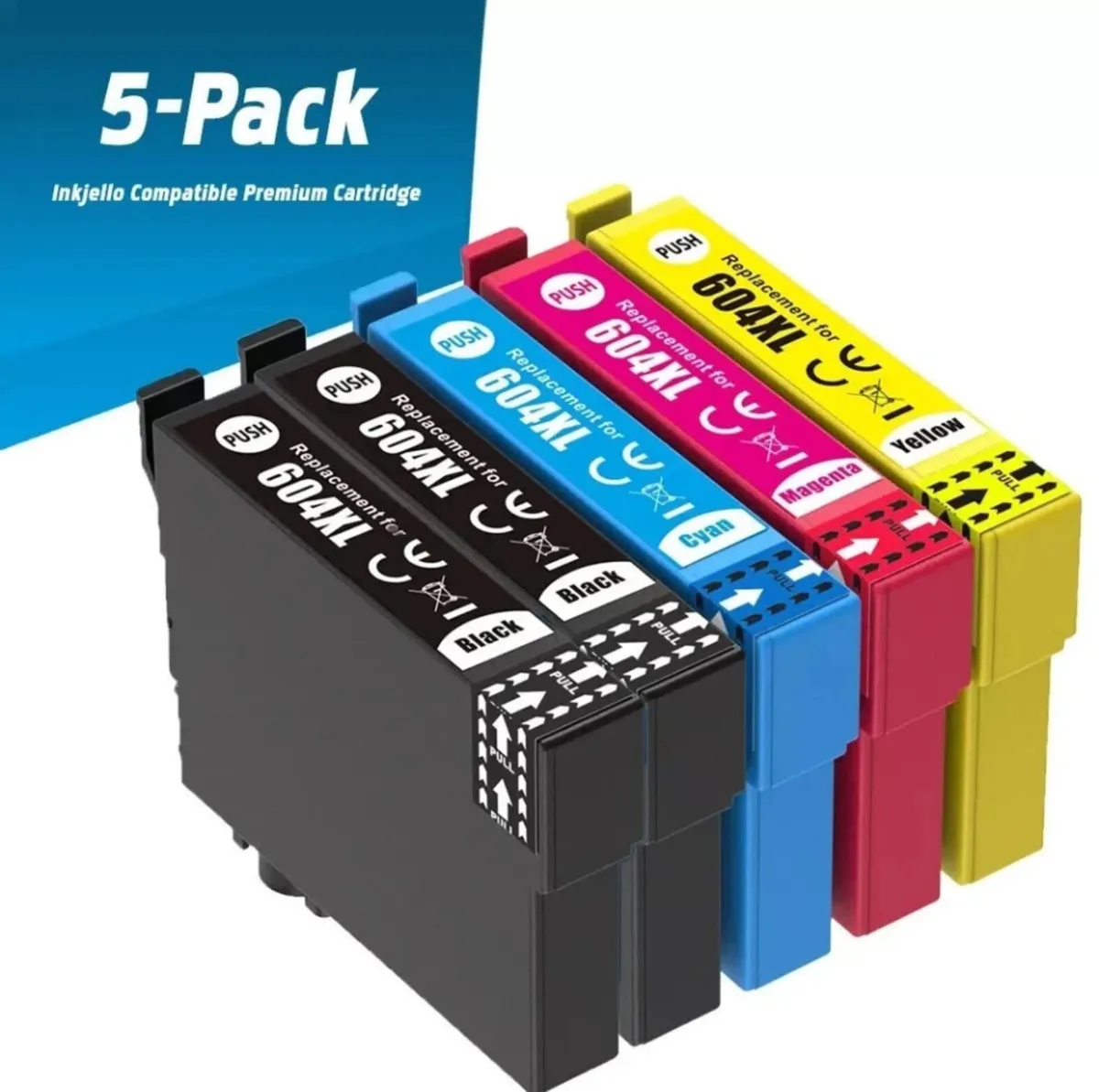Ink Cartridges 604 XL For Epson XP-4200 2200 etc - Image 2