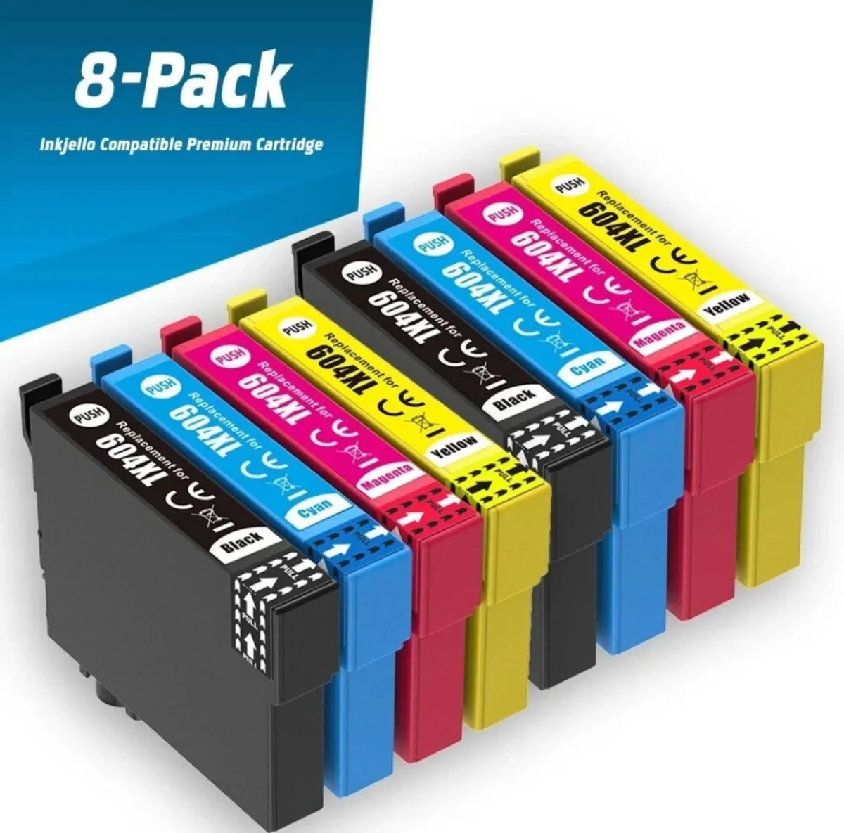 Ink Cartridges 604 XL For Epson XP-4200 2200 etc - Image 3