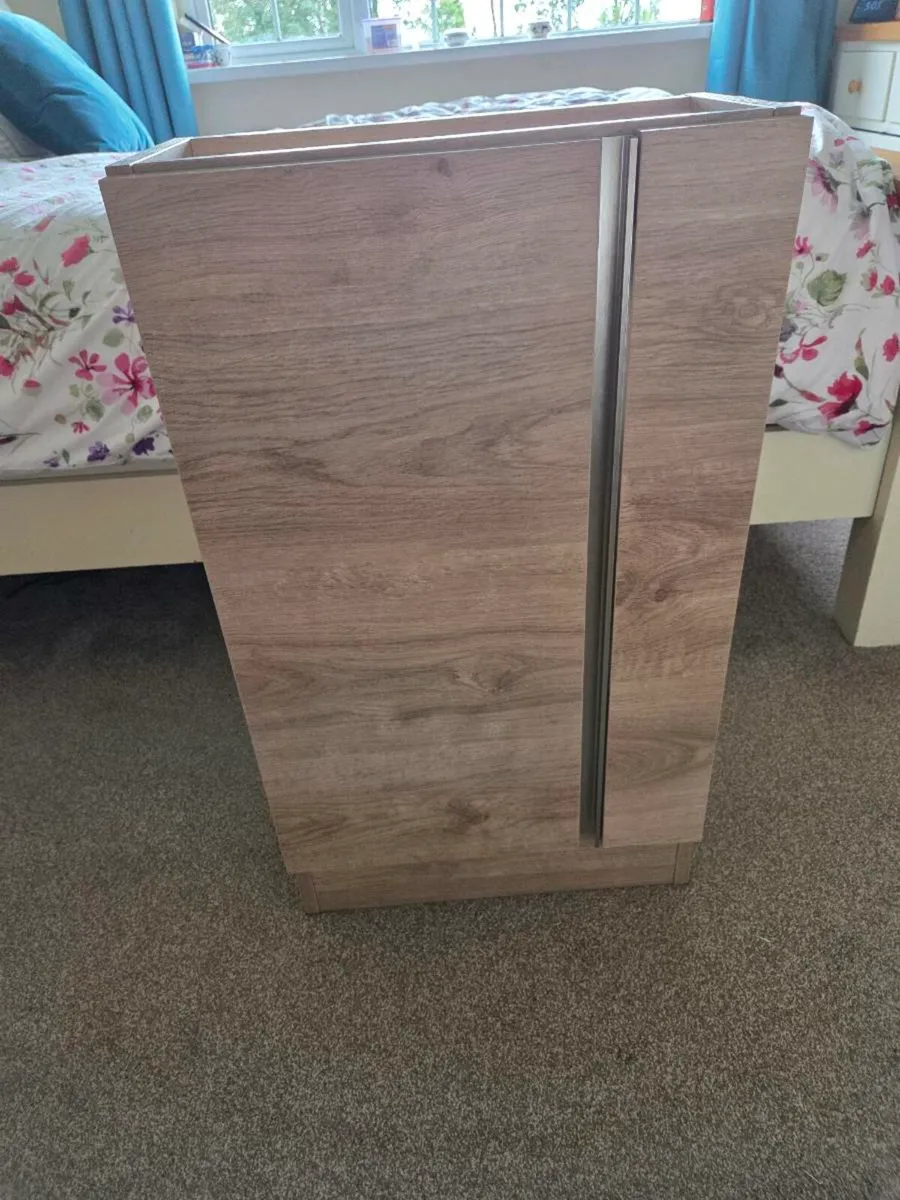 Bathroom oak vanity unit - Image 2