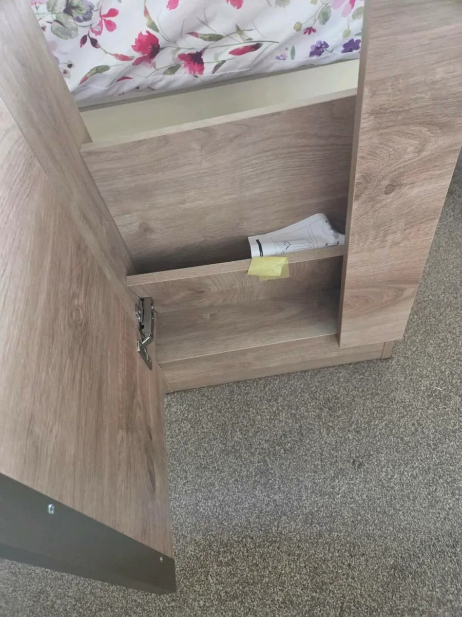 Bathroom oak vanity unit - Image 3