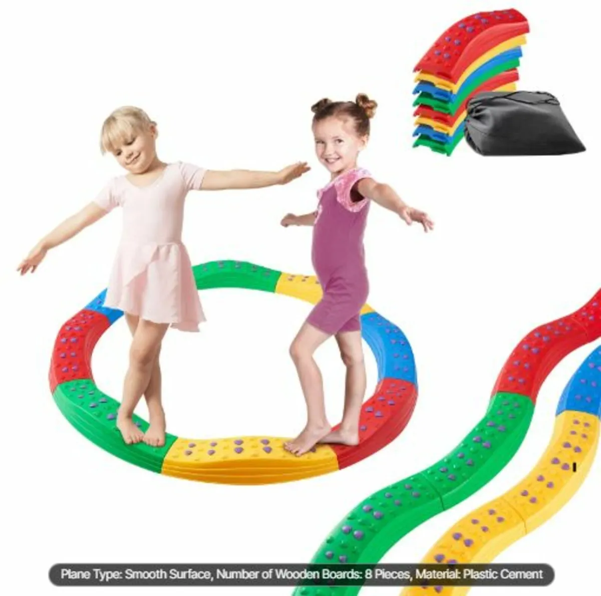 Balance Beam Stepping Stones,8PCS Toddler Balance - Image 2