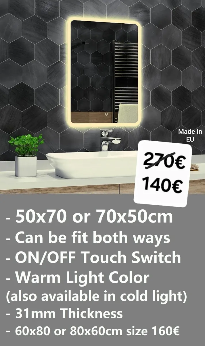 LED Bathroom Mirror - Image 2