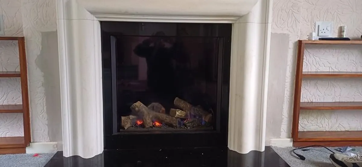 Gazco gas fire and fire place - Image 1