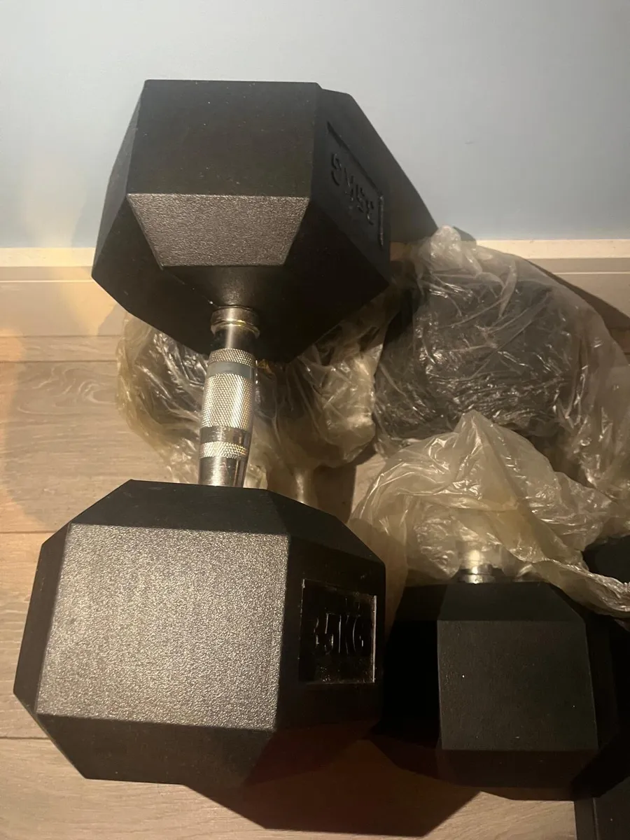 Hex weights for sale - like new - Image 1