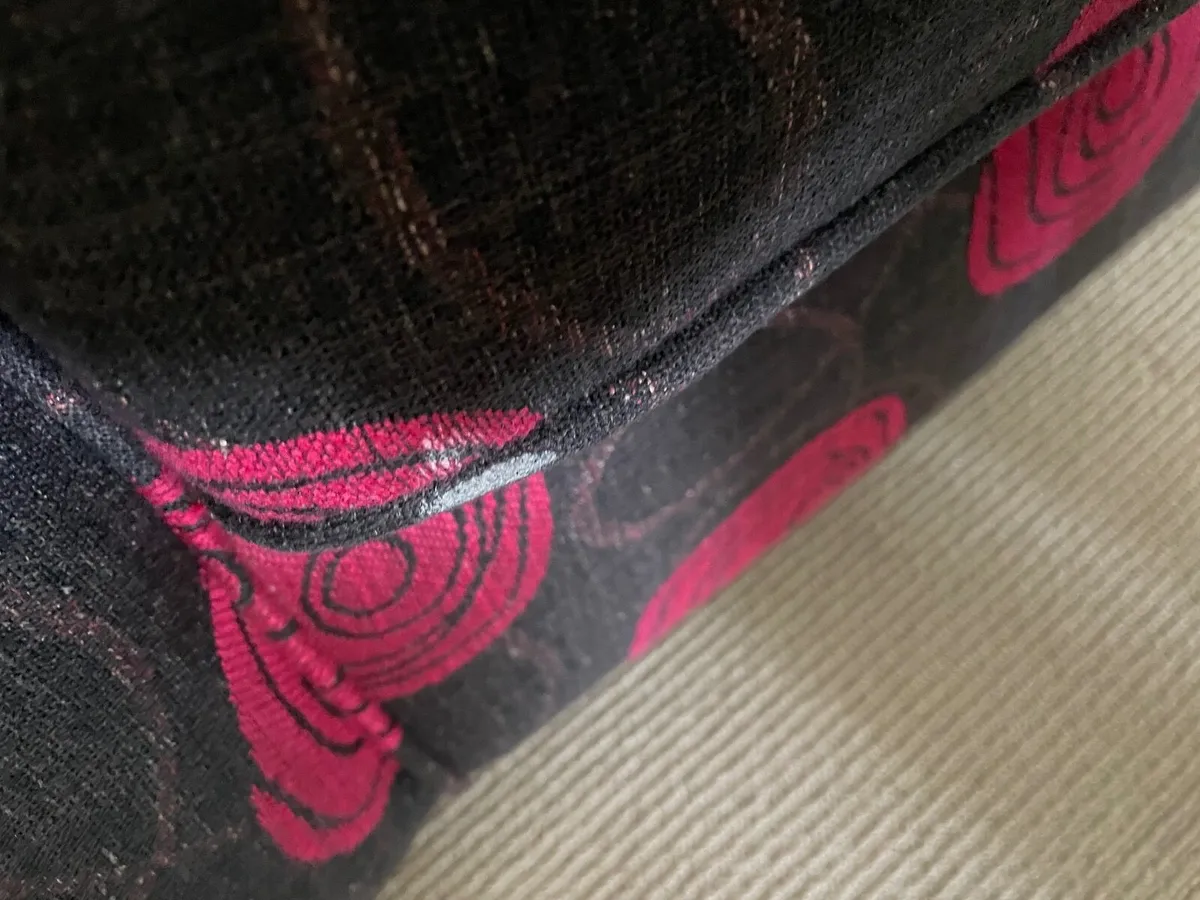 Sofa & footstool - Image 2