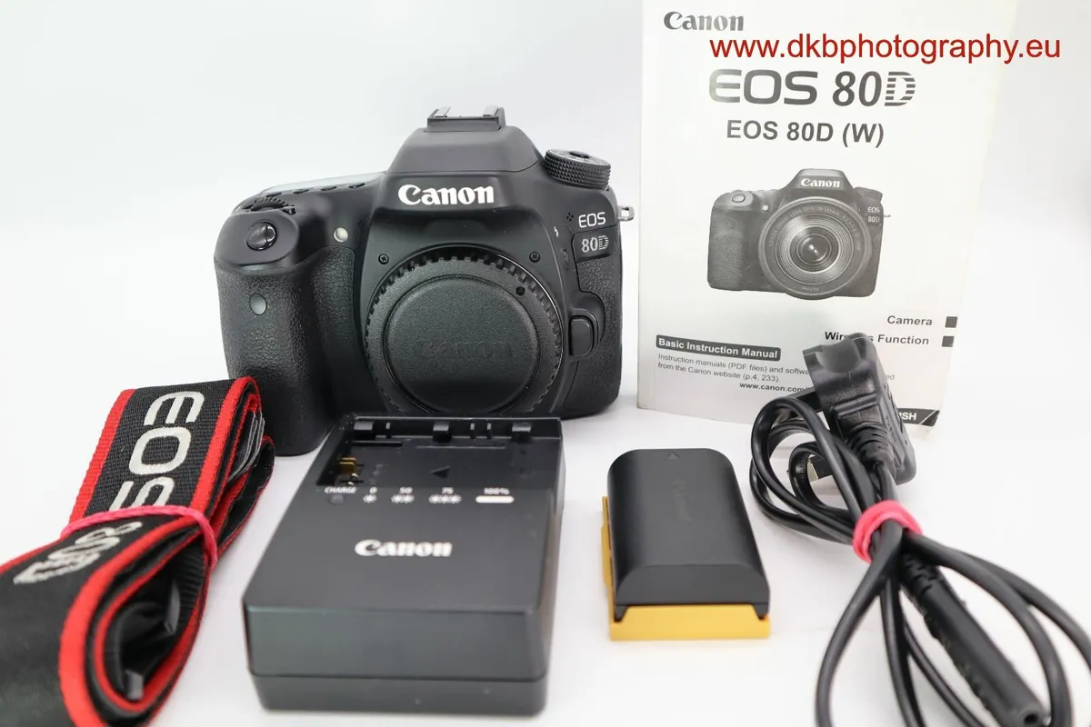 CANON EOS 80D DSLR CAMERA #008 - Image 2