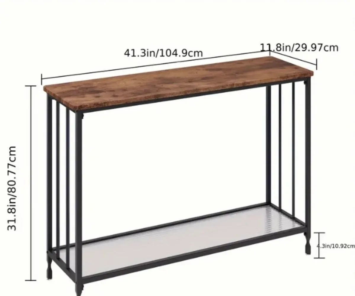 Modern console table free postage - Image 3
