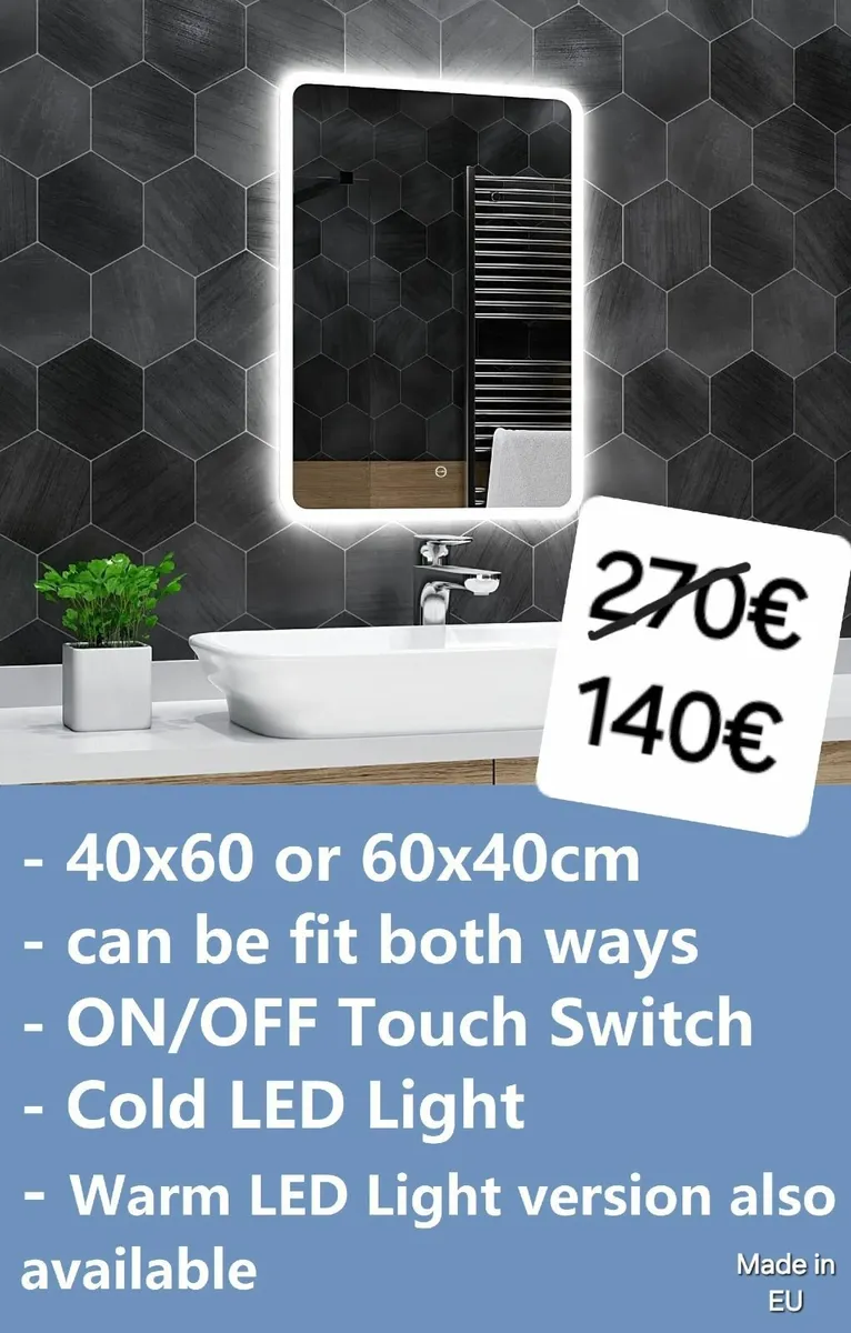 LED Bathroom Mirror - Image 1
