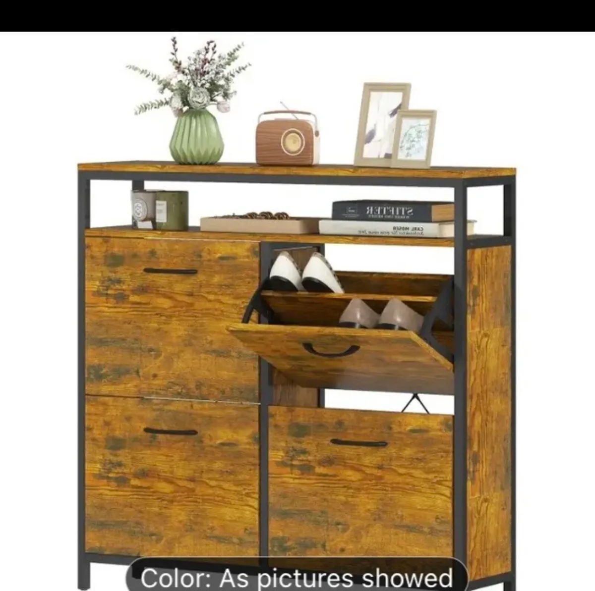 Shoe storage cabinet free postage - Image 1