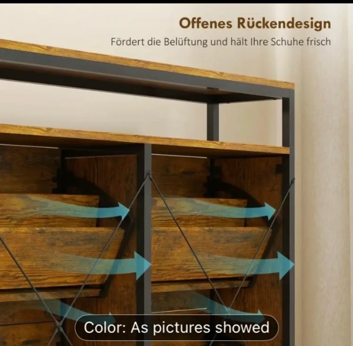 Shoe storage cabinet free postage - Image 2