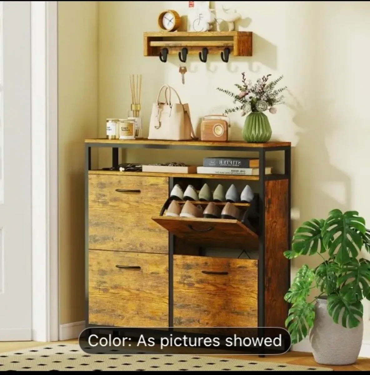 Shoe storage cabinet free postage - Image 4