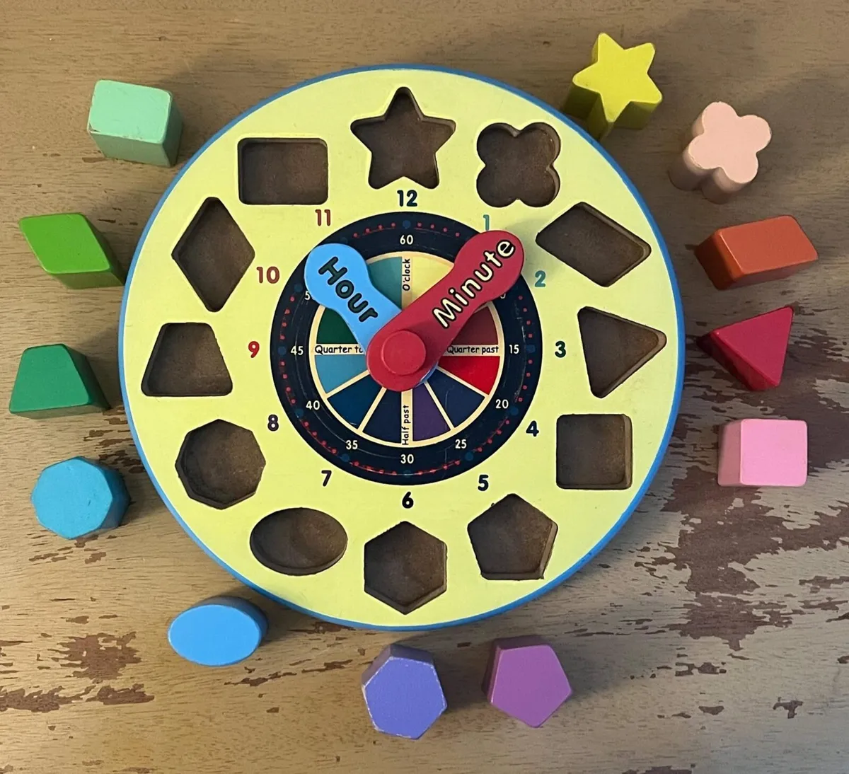 Shape Sorting Clock - Educational Kids Toy - Image 3