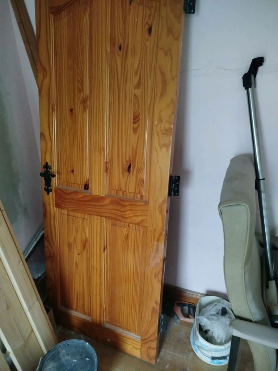 Solid wood door