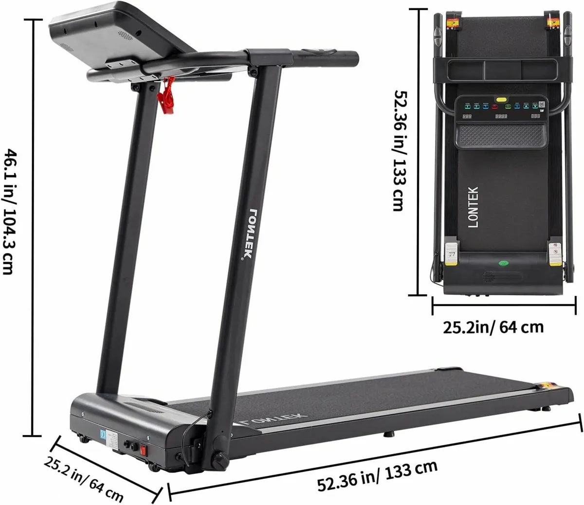 LONTEK Treadmill Electric Foldable - Image 1