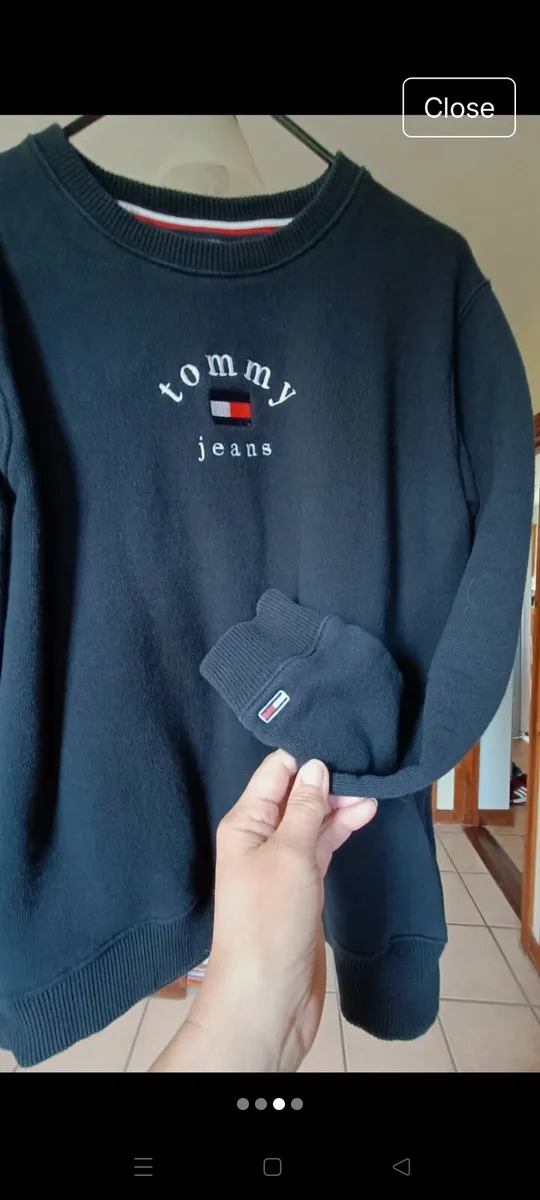 Tommy Jeans kids jumper xl or small mens. Must Go - Image 2
