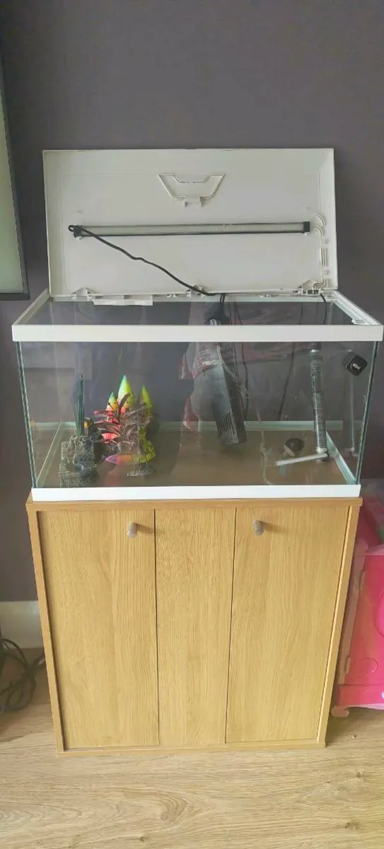 Fish tank and cabinet - Image 1